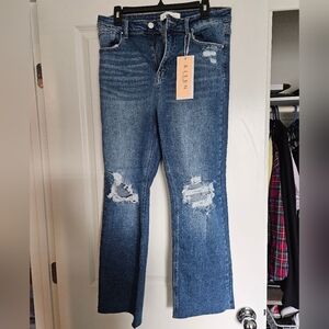 NWT Risen Distressed Jean
